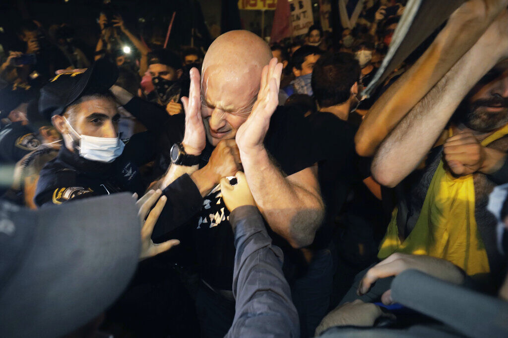 APTOPIX Virus Outbreak Israel Politics